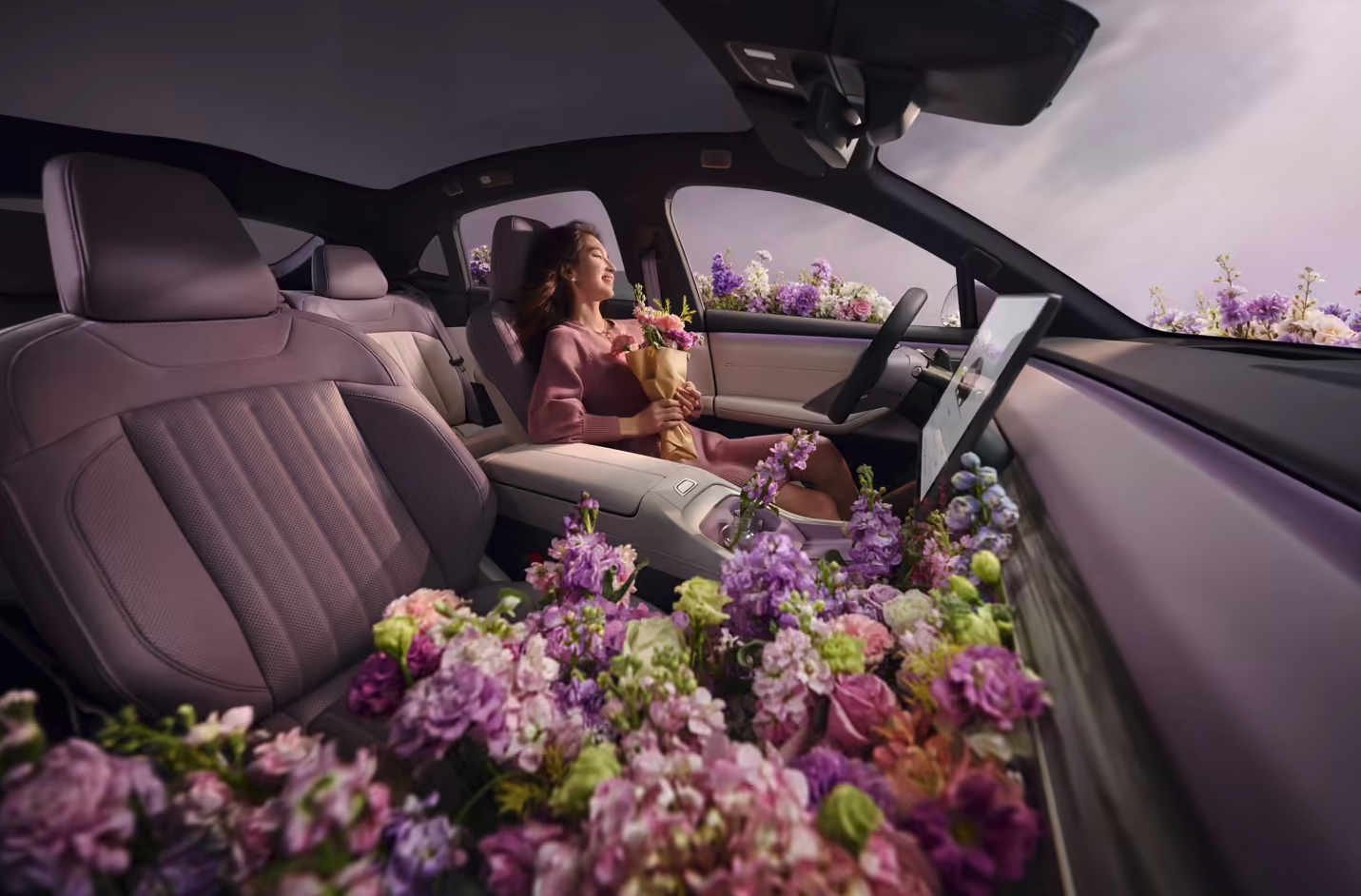 乐道L60紫罗兰限定版上市 紫白双拼内饰限量666台 15.79万起租电